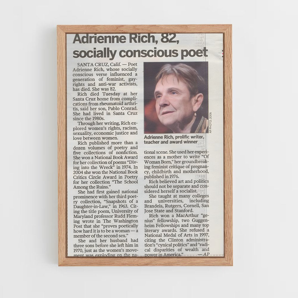 ap-adrienne rich-1 cadre Bois clair