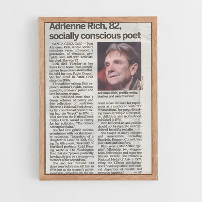 ap-adrienne rich-1 cadre Bois clair