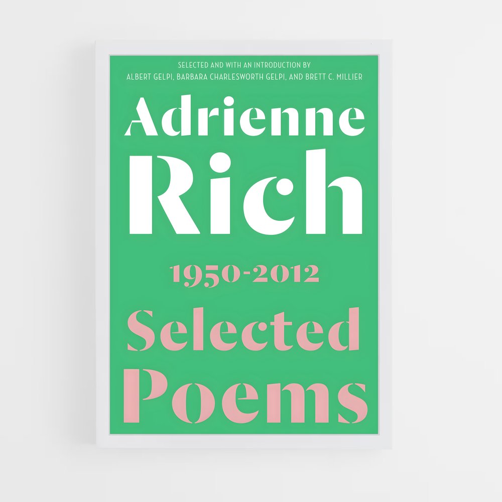 ap-adrienne rich-4 cadre Blanc