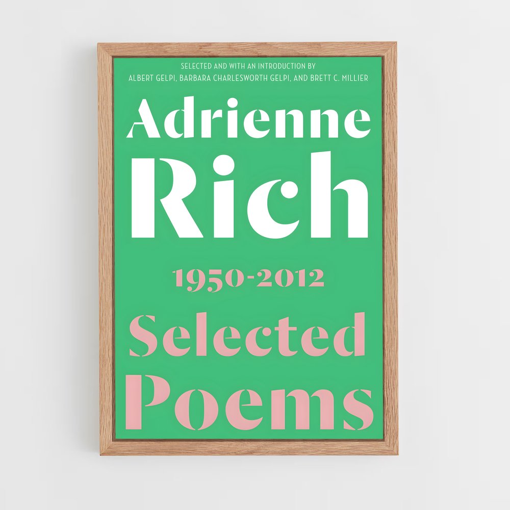 ap-adrienne rich-4 cadre Bois clair