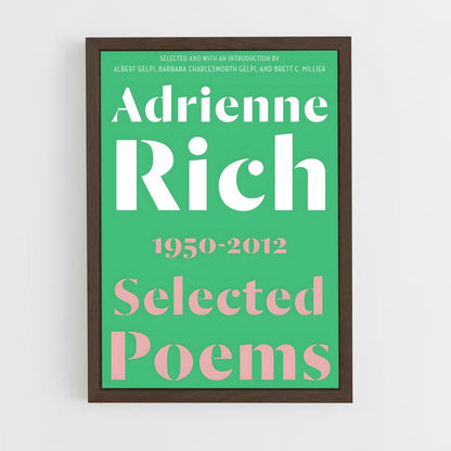 ap-adrienne rich-4 cadre Bois foncé