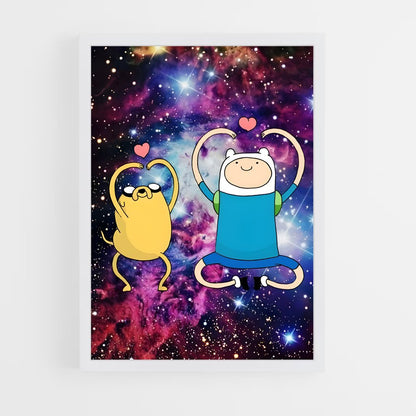 ap-adventure time-16 cadre Blanc