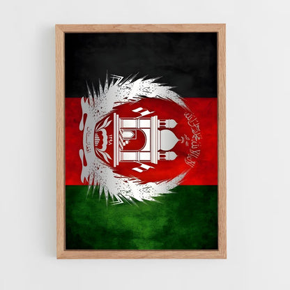 ap-afghanistan flag-1 cadre Bois clair