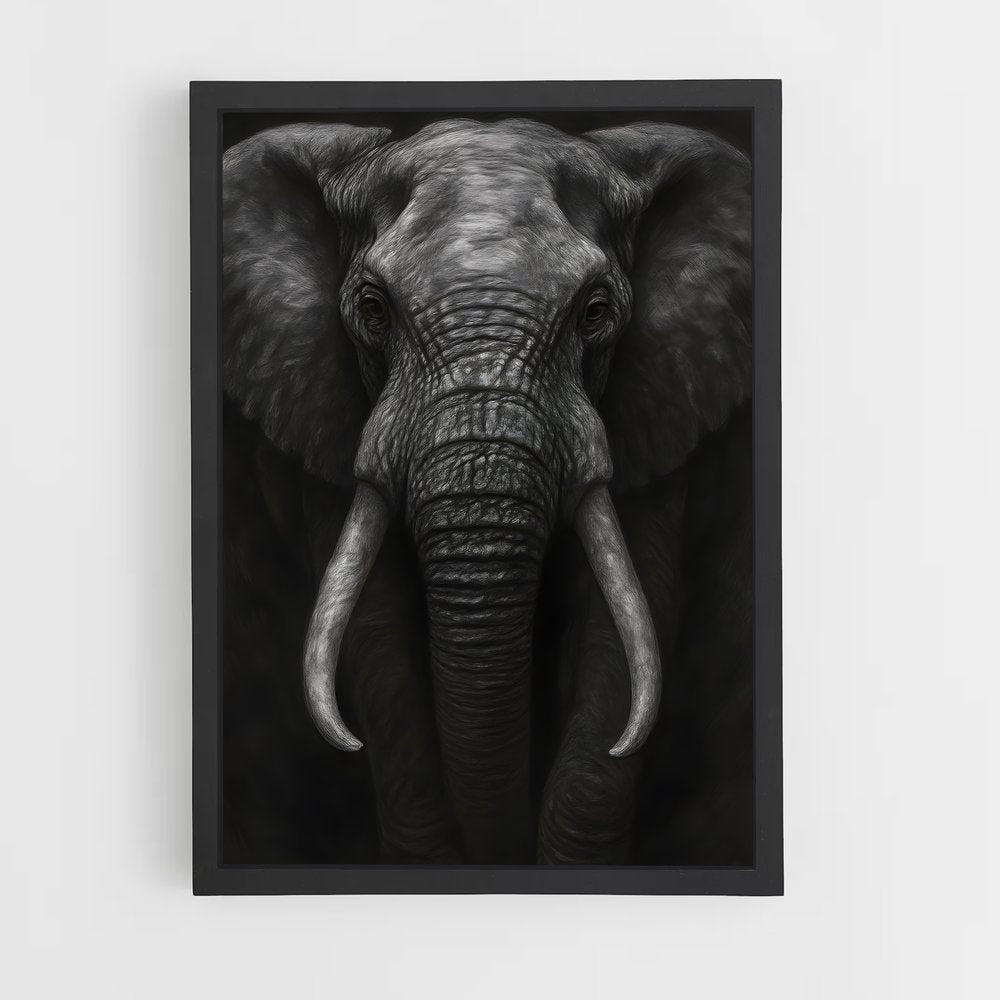 ap-african elephant-2 cadre Noir