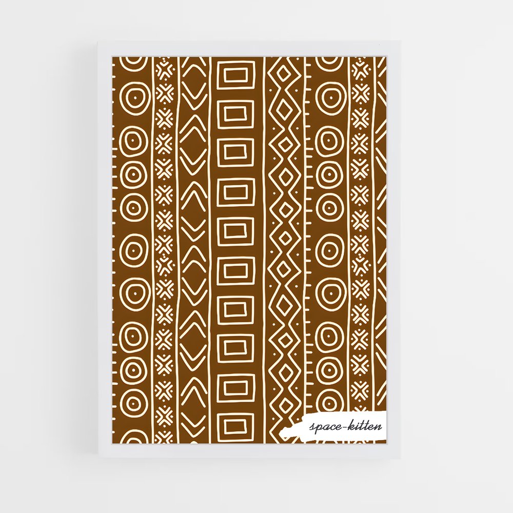 ap-african patterns-2 cadre Blanc