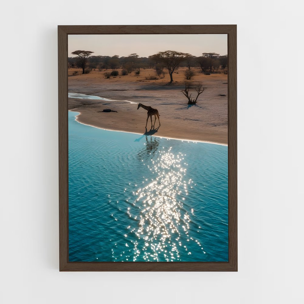 ap-african savanna-2 cadre Bois foncé