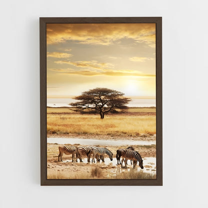 ap-african savanna-5 cadre Bois foncé
