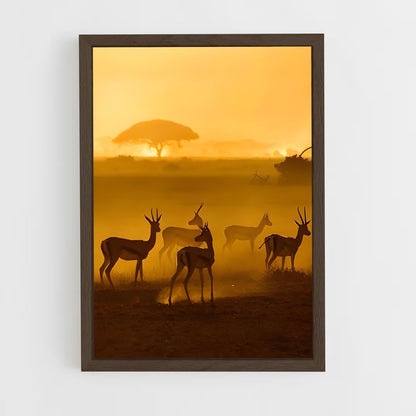 ap-african savanna-8 cadre Bois foncé
