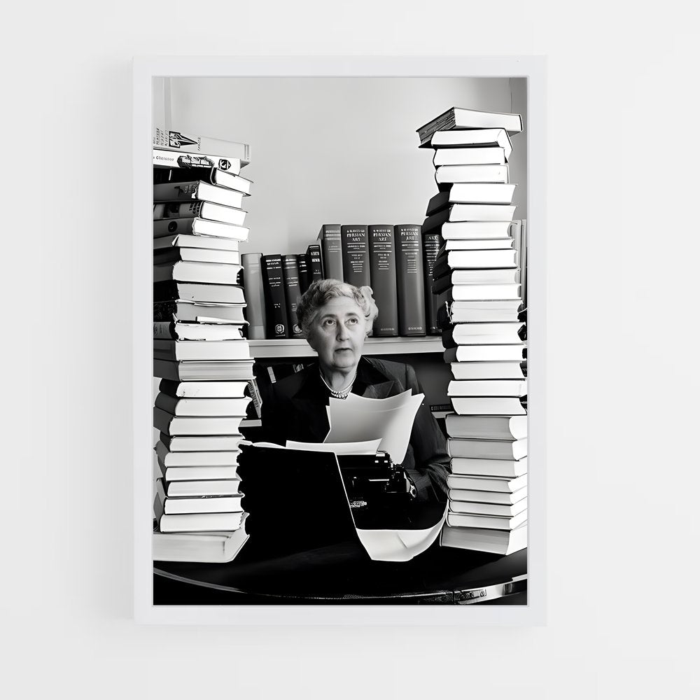 ap-agatha christie-1 cadre Blanc