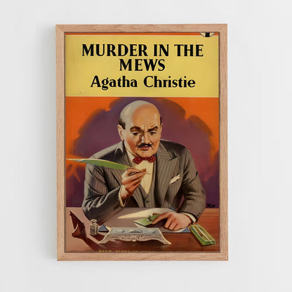 ap-agatha christie-4 cadre Bois clair