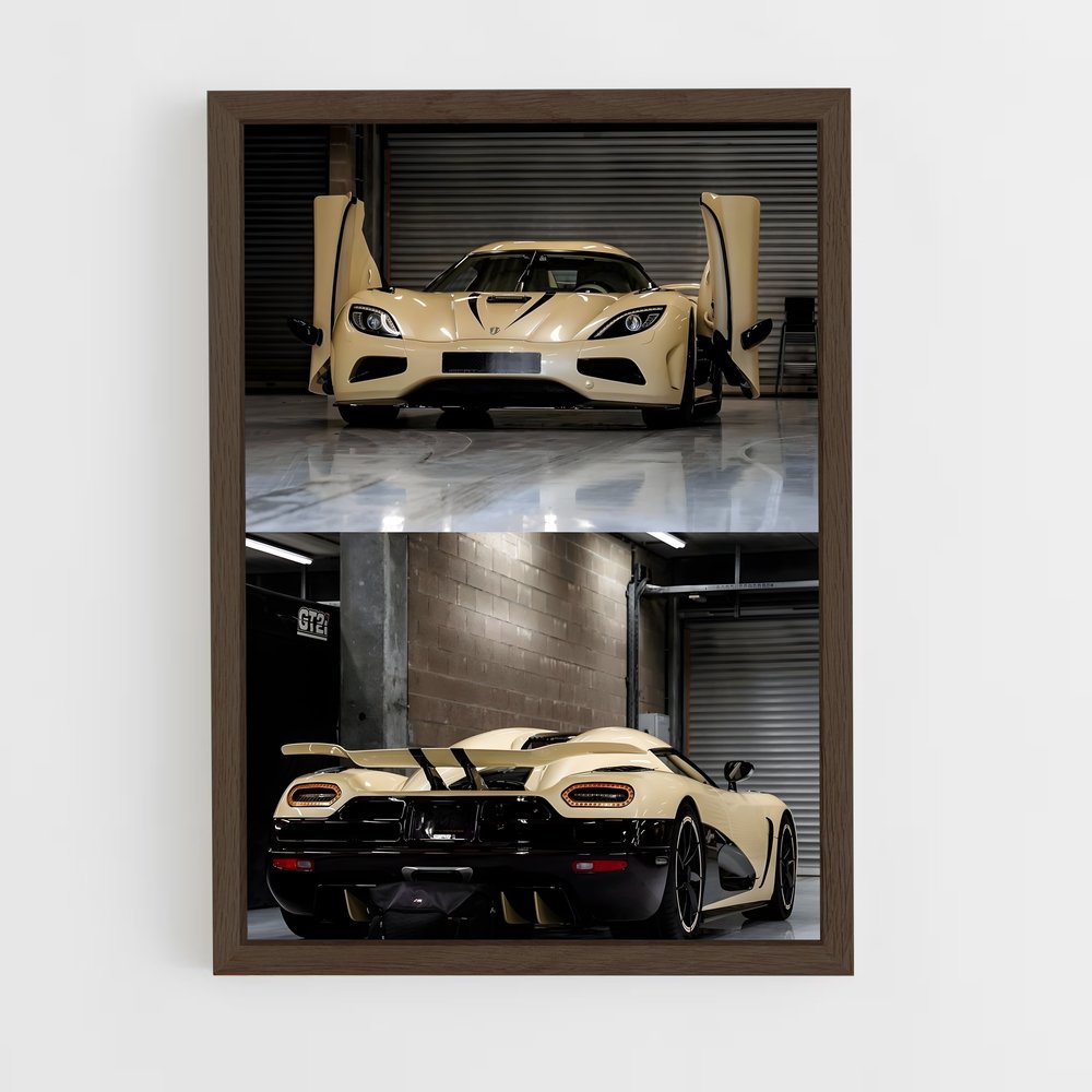 ap-agera r-4 cadre Bois foncé