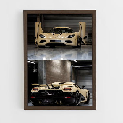 ap-agera r-4 cadre Bois foncé