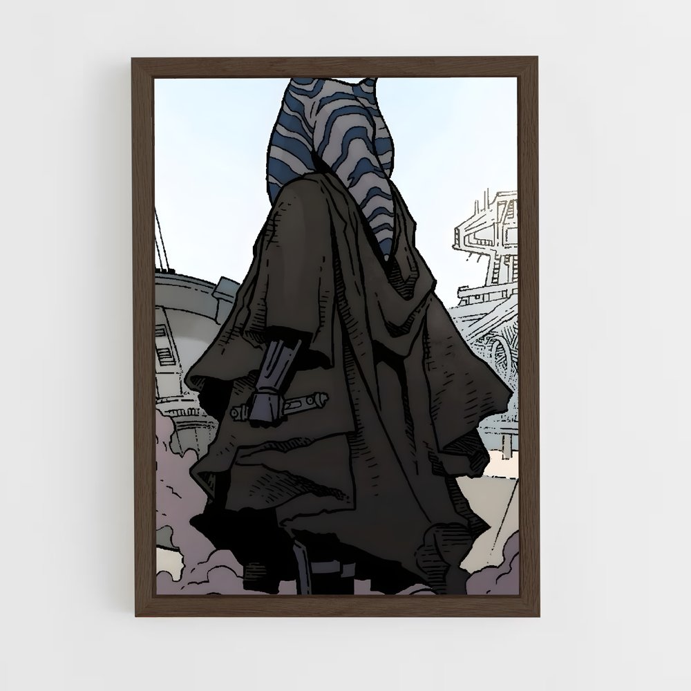 ap-ahsoka-4 cadre Bois foncé