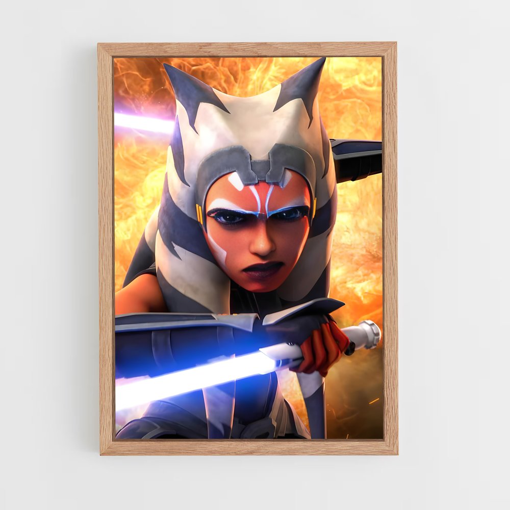 ap-ahsoka-7 cadre Bois clair