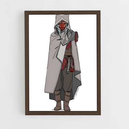 ap-ahsoka tano-2 cadre Bois foncé