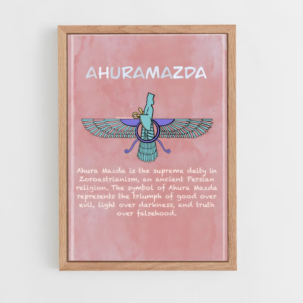ap-ahura mazda-3 cadre Bois clair