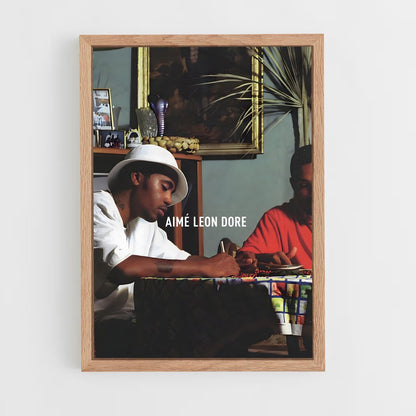 ap-aime leon dore-2 cadre Bois clair