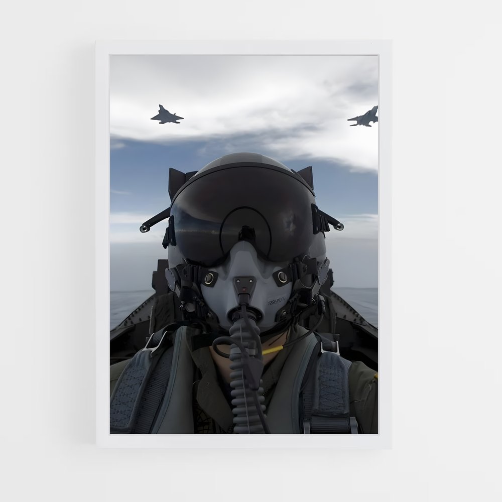 ap-air force pilot-2 cadre Blanc
