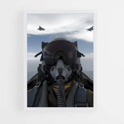 ap-air force pilot-2 cadre Blanc