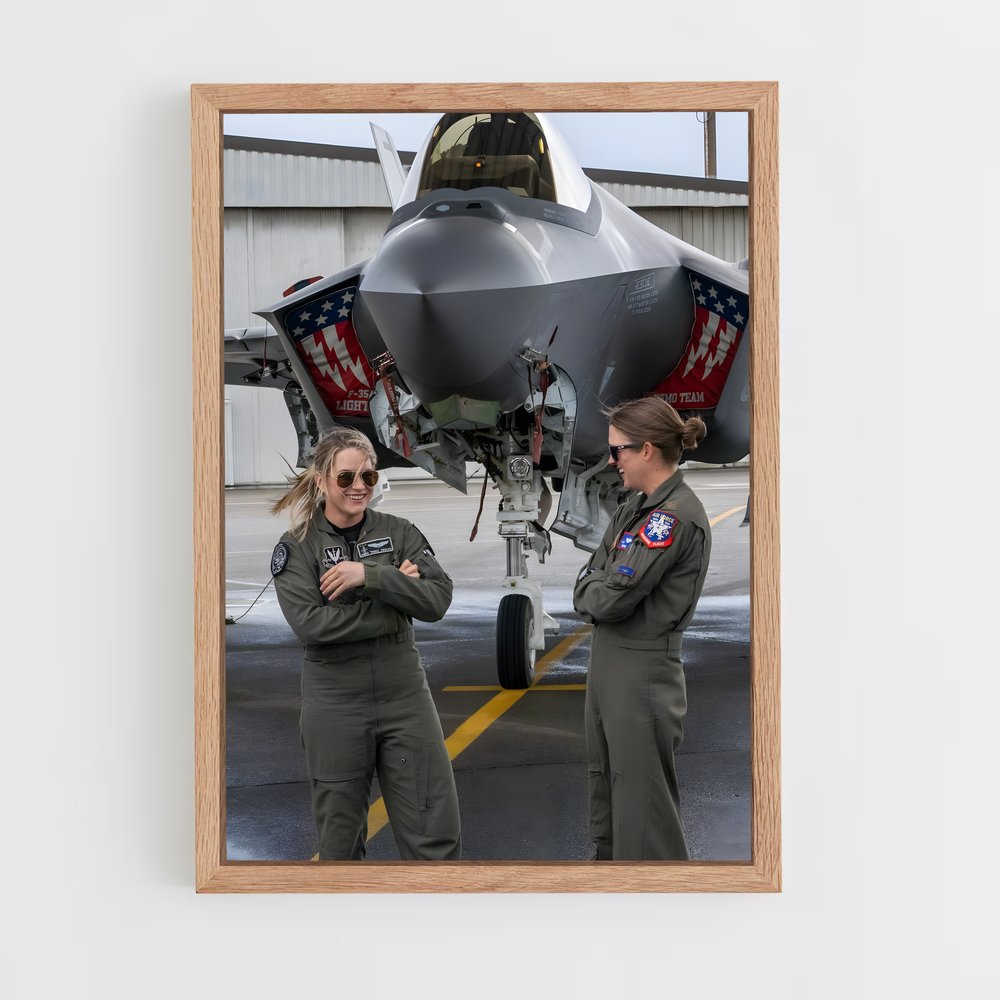 ap-air force pilot-3 cadre Bois clair