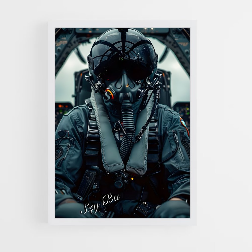 ap-air force pilot-7 cadre Blanc