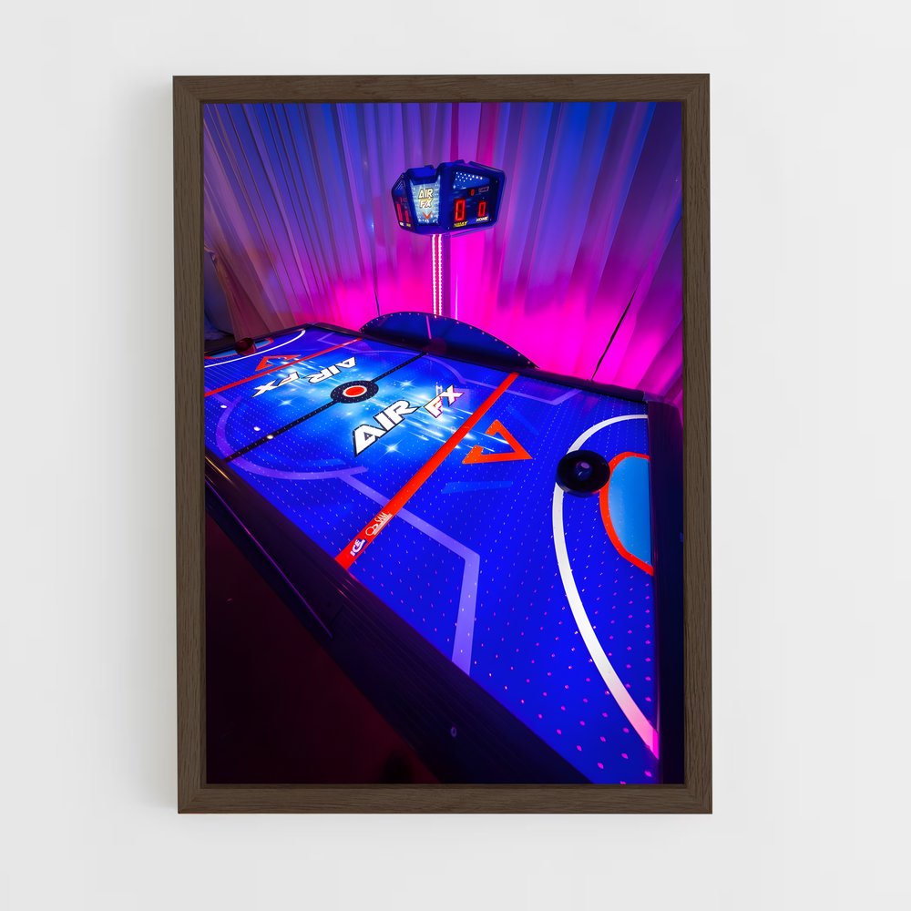 ap-air hockey-1 cadre Bois foncé