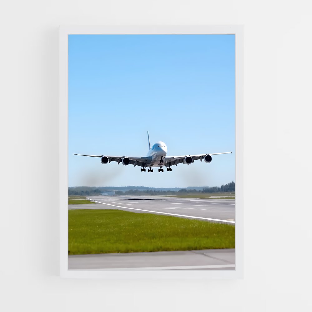 ap-airbus a380-13 cadre Blanc