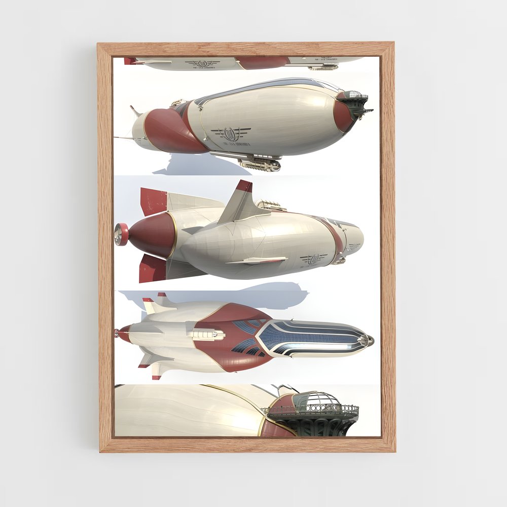 ap-airships-3 cadre Bois clair