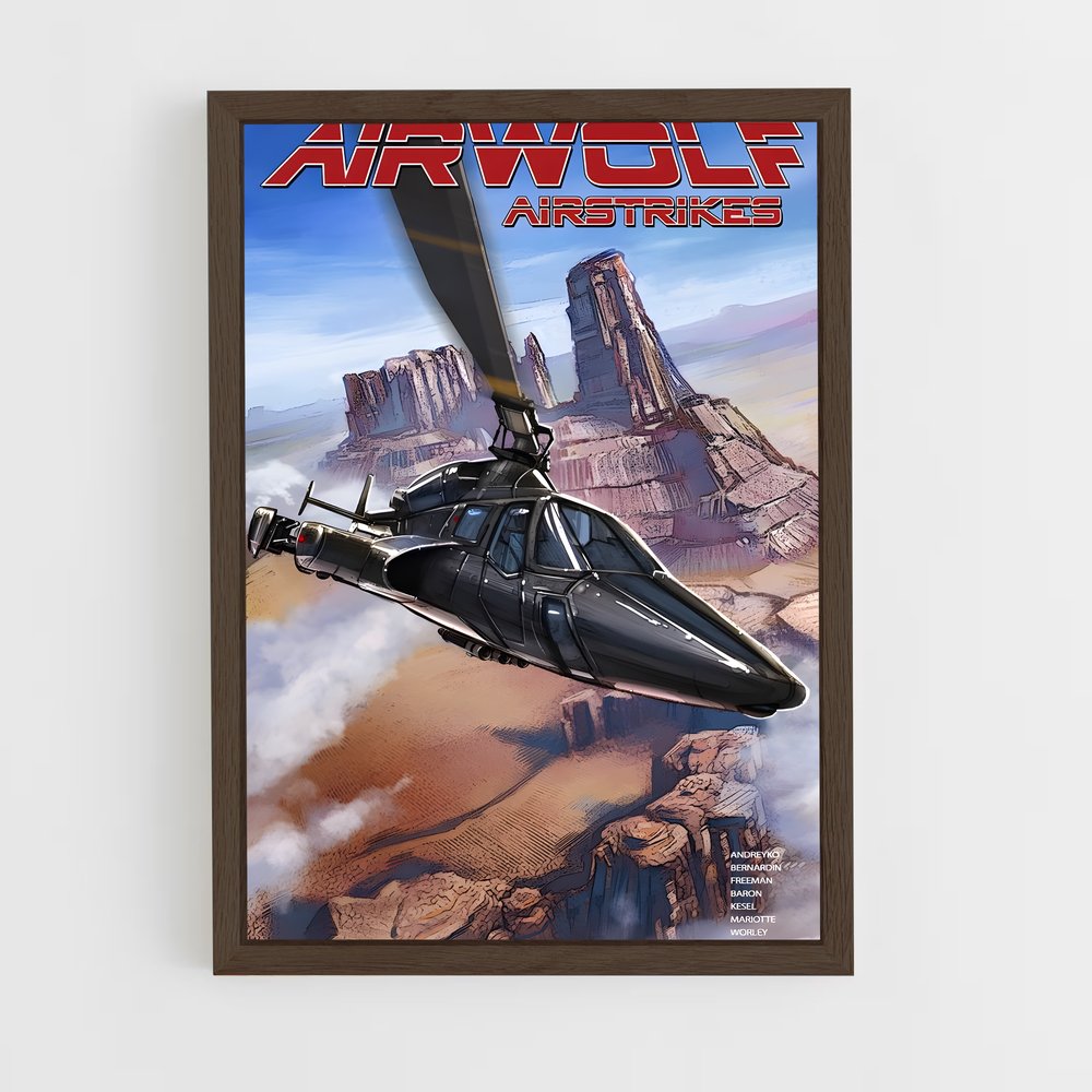 ap-airwolf-1 cadre Bois foncé