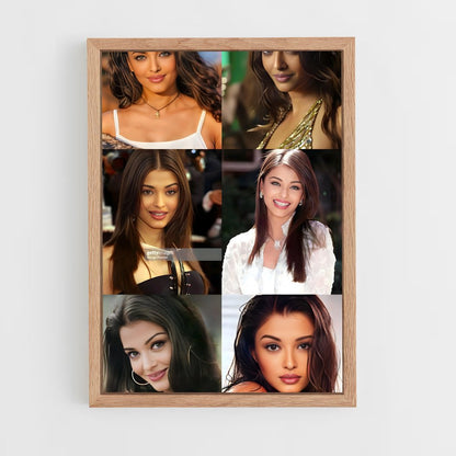 ap-aishwarya rai-4 cadre Bois clair