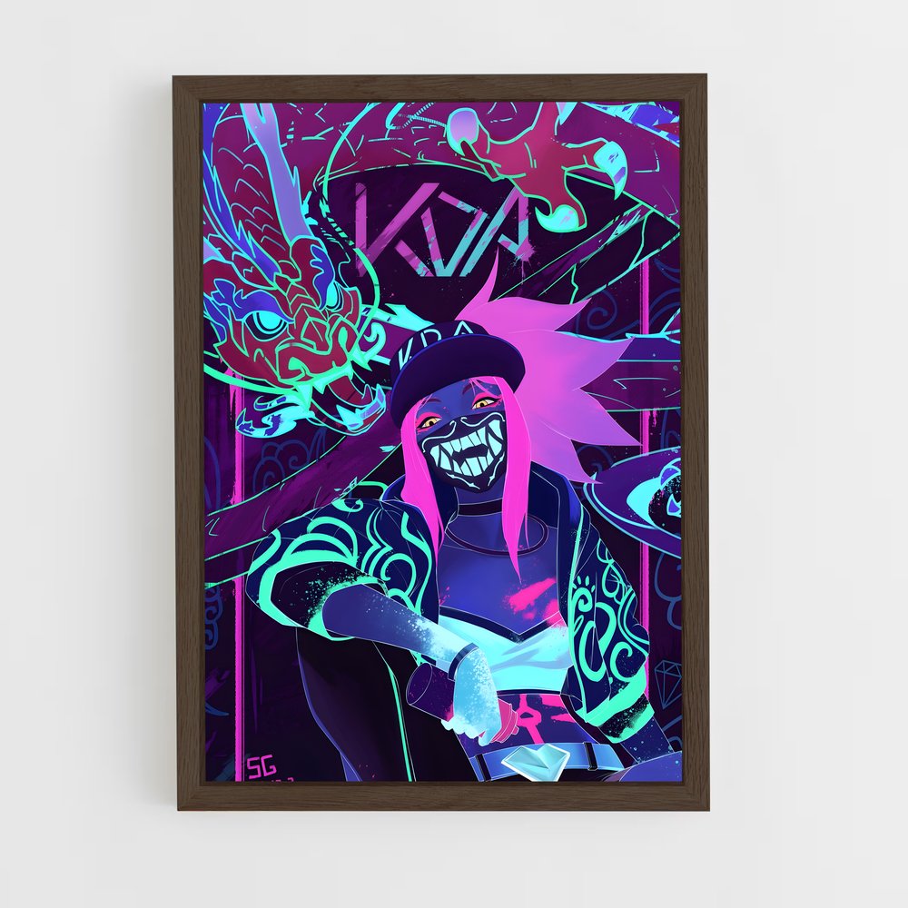 ap-akali-3 cadre Bois foncé