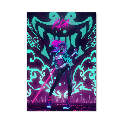 Poster Akali : L'Art de la Lame