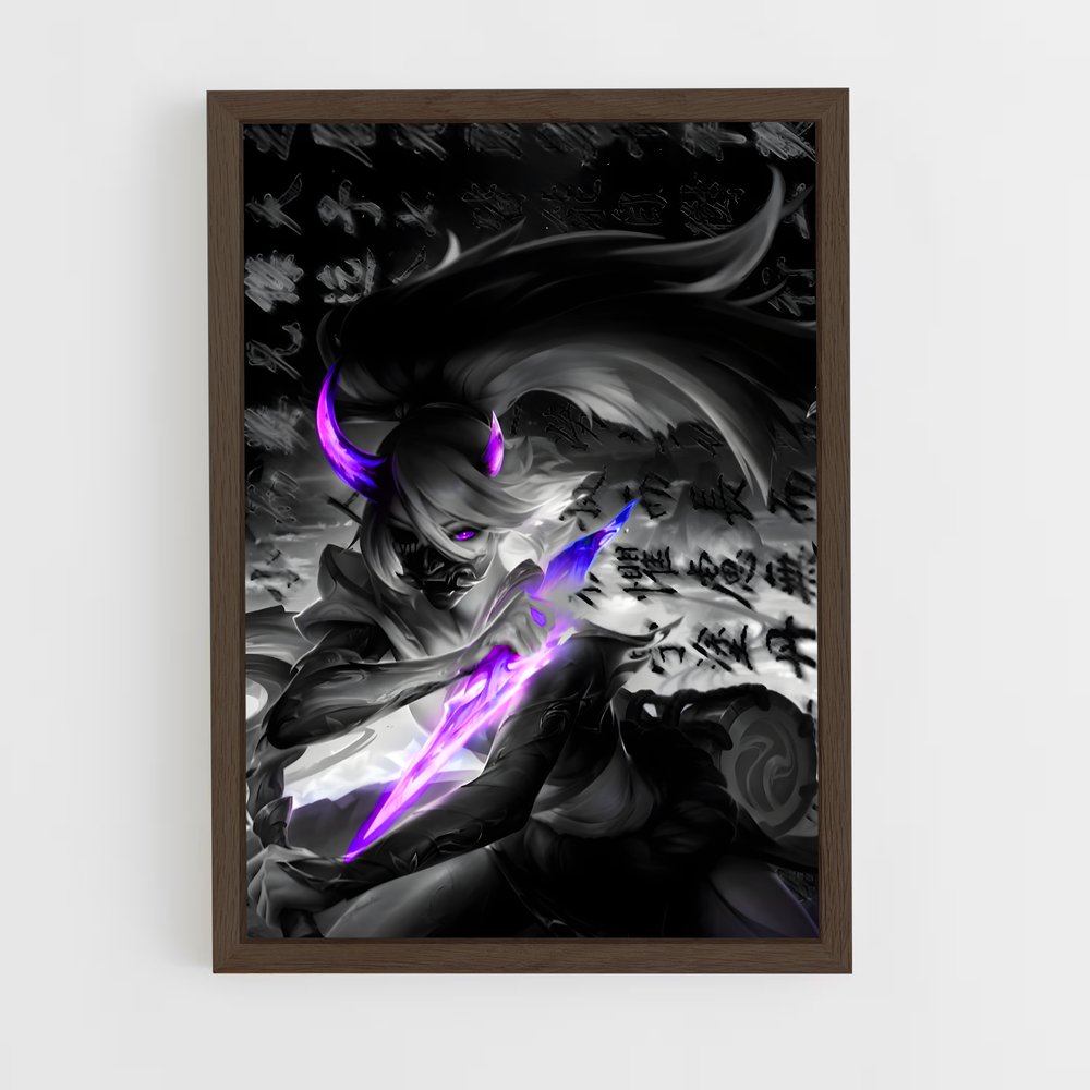 ap-akali-7 cadre Bois foncé
