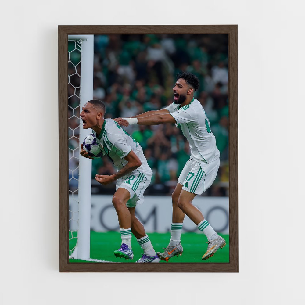 ap-al ahli saudi fc-4 cadre Bois foncé