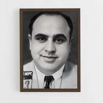 ap-al capone-3 cadre Bois foncé