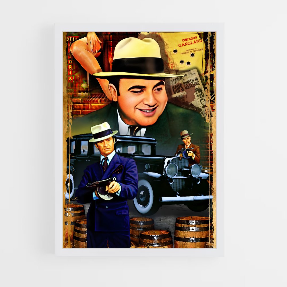 ap-al capone-4 cadre Blanc