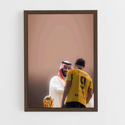 ap-al ittihad fc-3 cadre Bois foncé