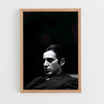 ap-al pacino-13 cadre Bois clair