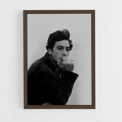 ap-al pacino-6 cadre Bois foncé
