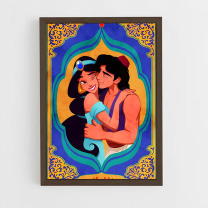 ap-aladdin-8 cadre Bois foncé