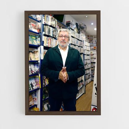 ap-alain chabat-1 cadre Bois foncé