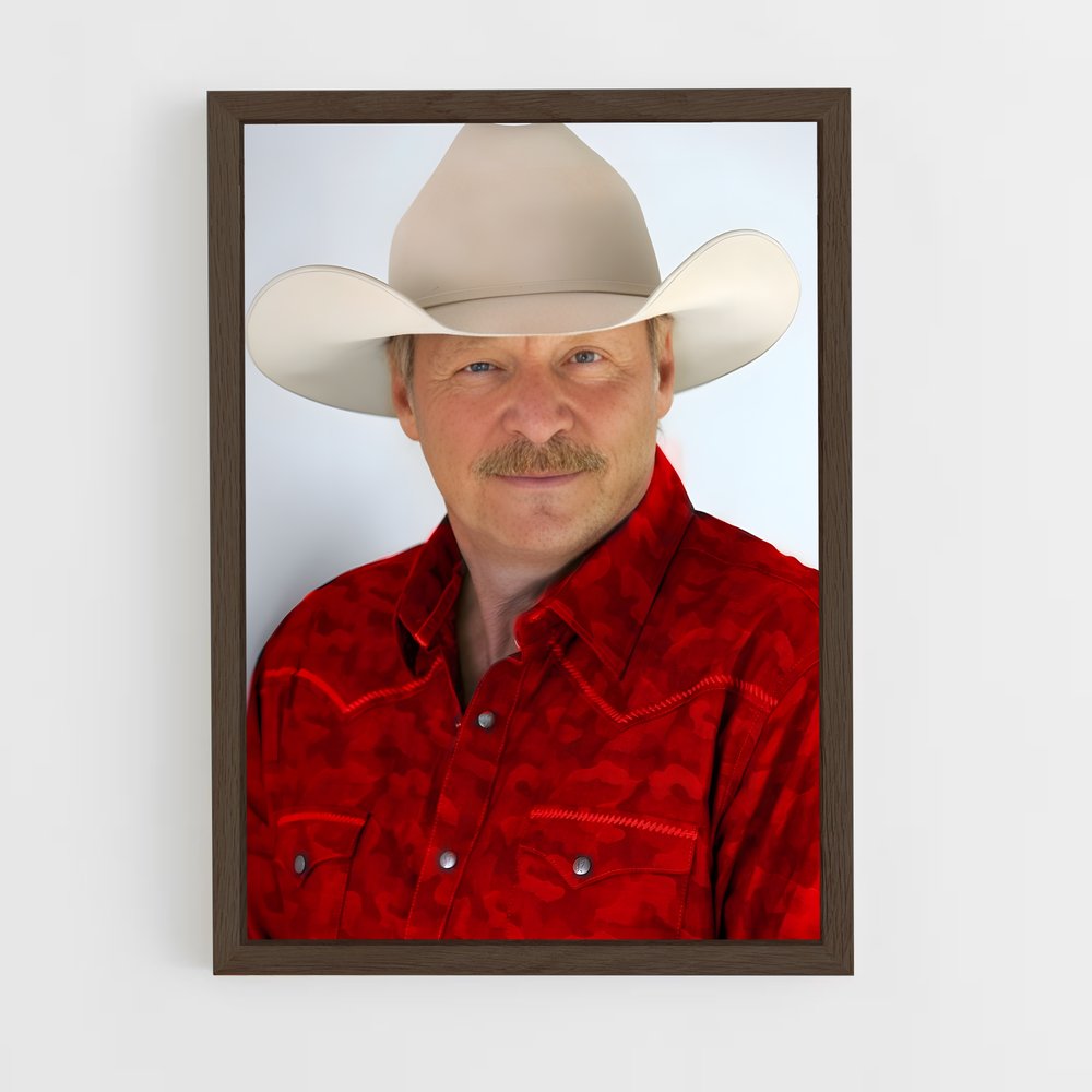 ap-alan jackson-1 cadre Bois foncé