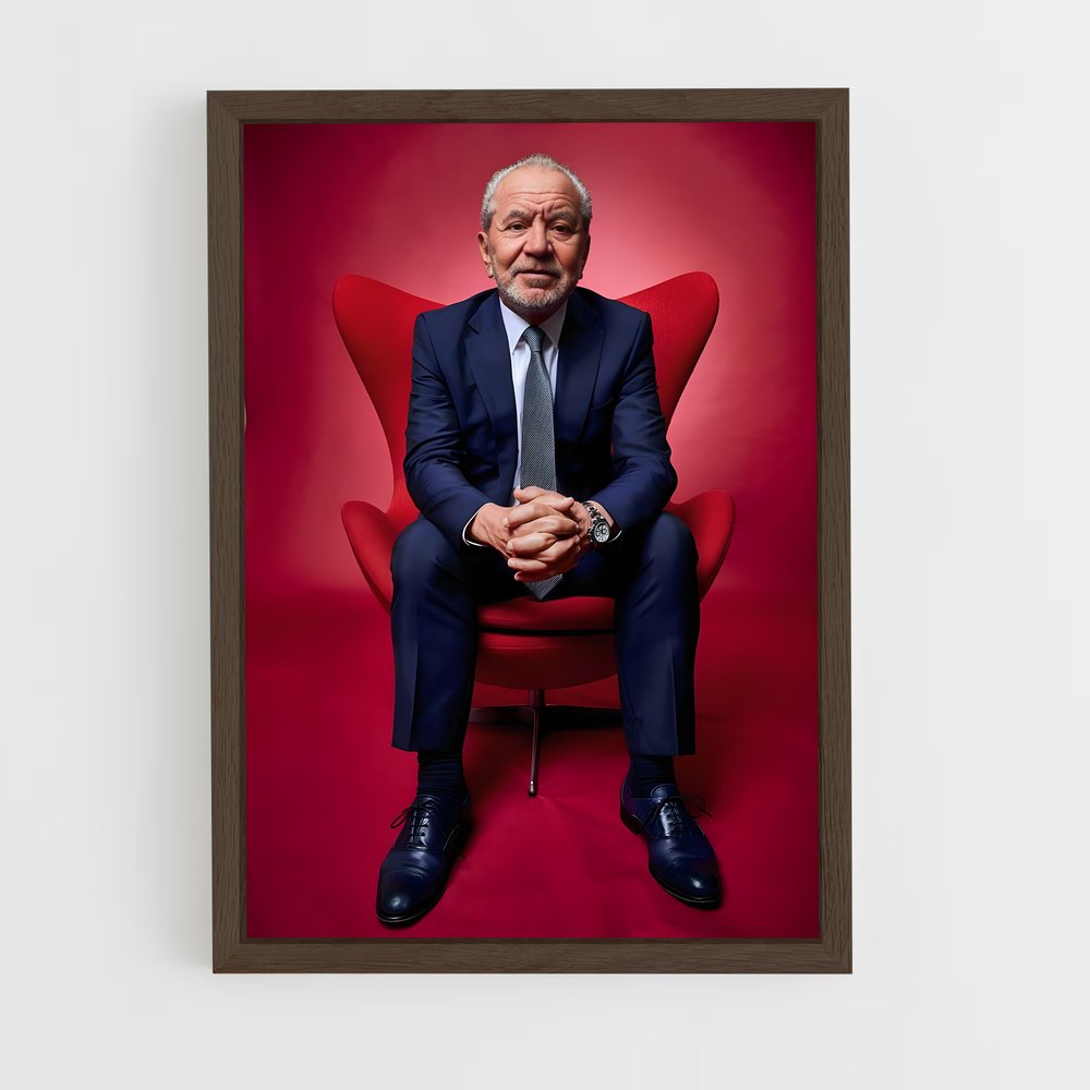 ap-alan sugar-3 cadre Bois foncé