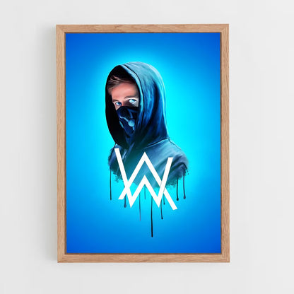 ap-alan walker-2 cadre Bois clair
