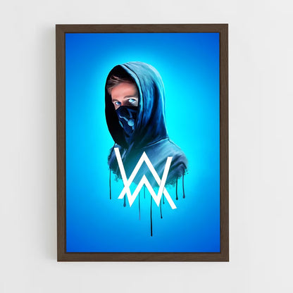 ap-alan walker-2 cadre Bois foncé