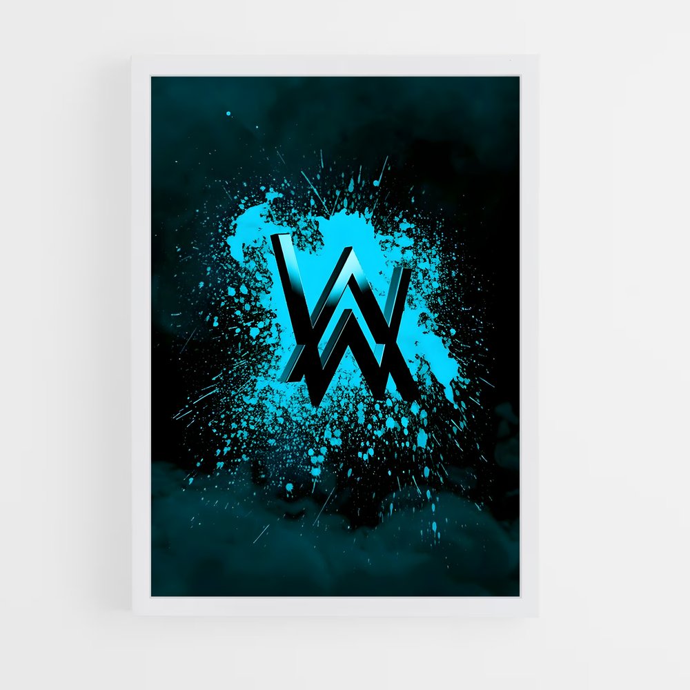 ap-alan walker-3 cadre Blanc