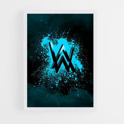 ap-alan walker-3 cadre Blanc