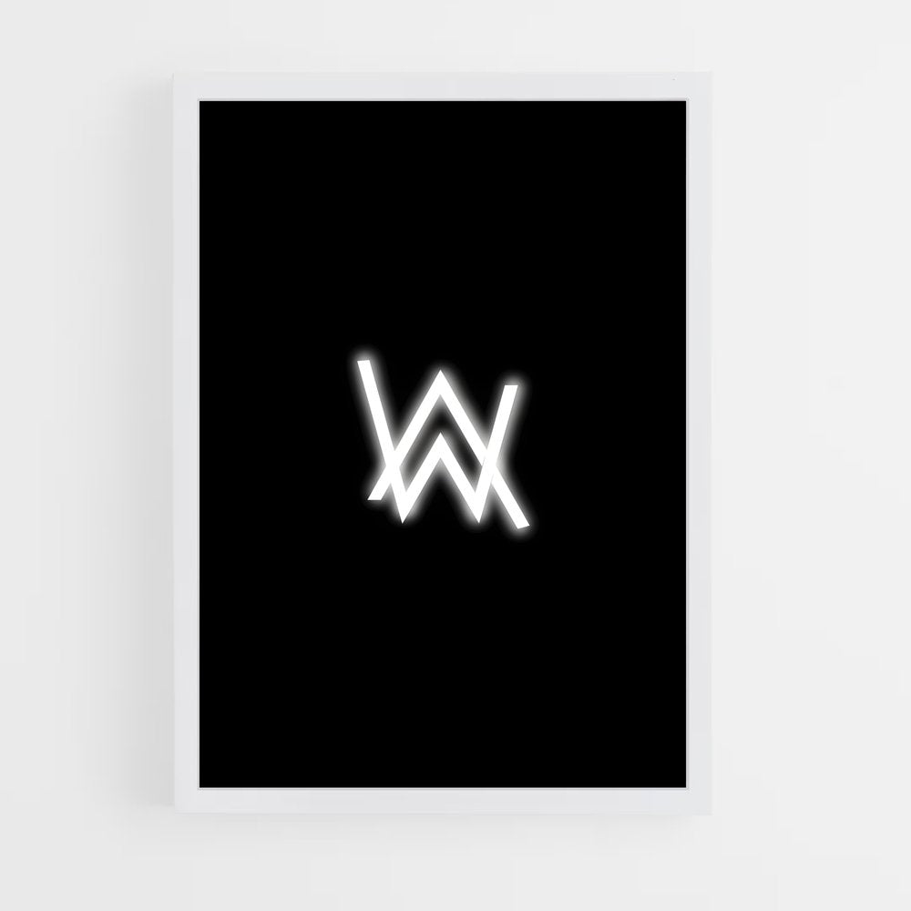 ap-alan walker-8 cadre Blanc