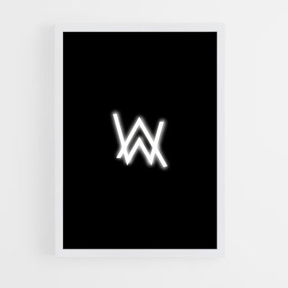 ap-alan walker-8 cadre Blanc