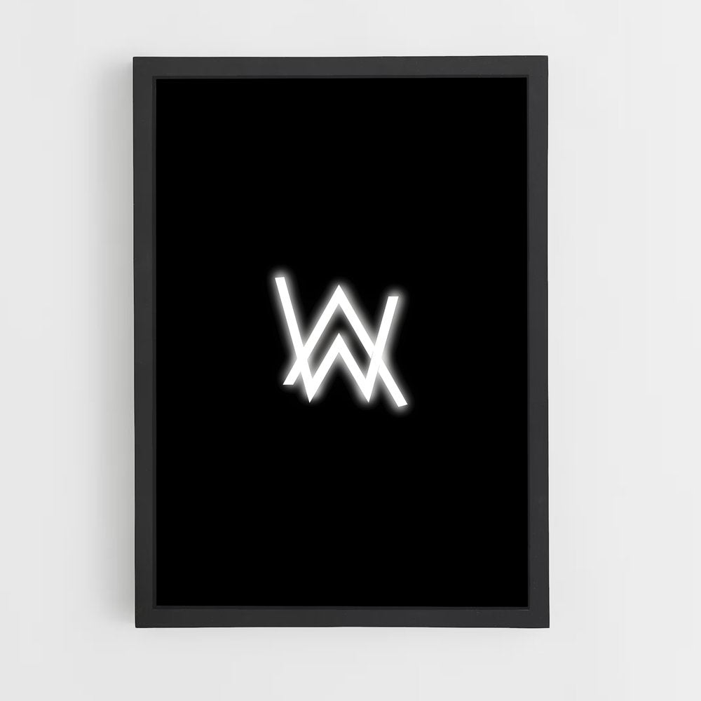 ap-alan walker-8 cadre Noir